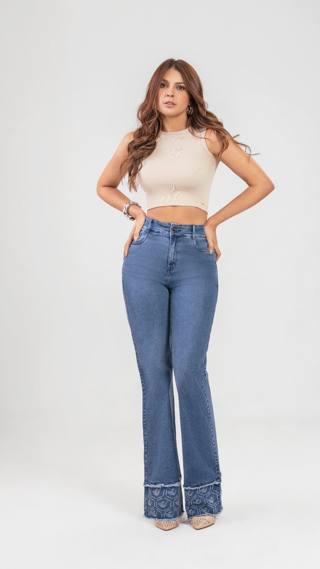 1436 Jean Urban Wide Leg Carisma