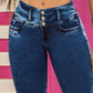 1137 Jean push up carisma Frosted sin bolsillos