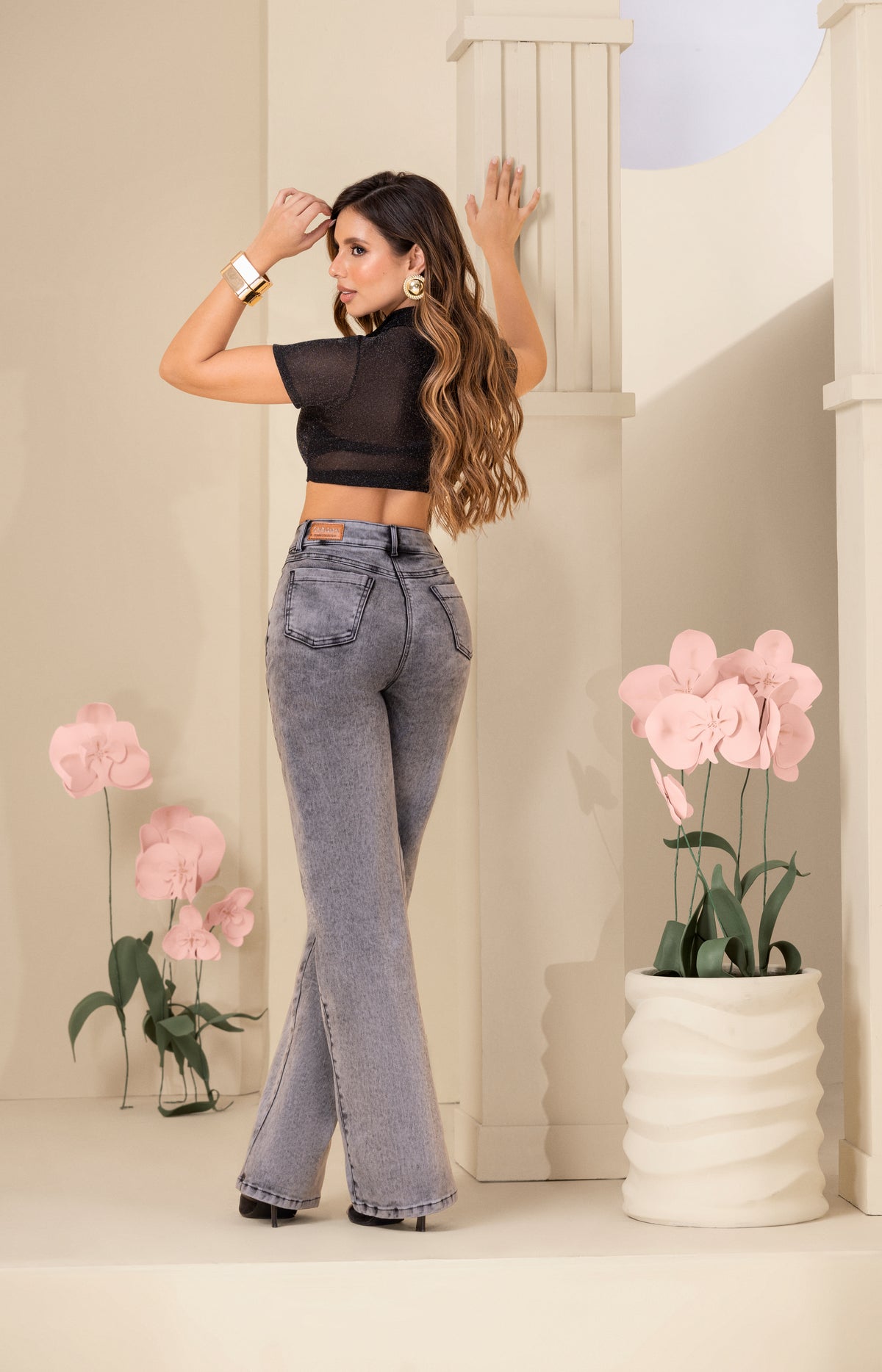 1669 PALAZZO POWER FIT ULTRA STRECH CARISMA JEANS