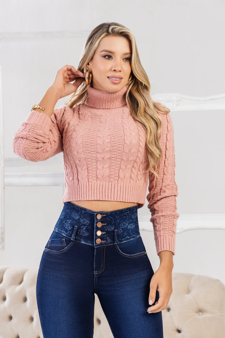 BS002 Buso crop rosa